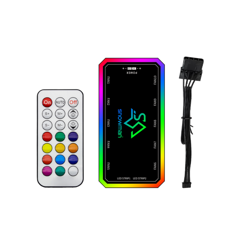 Snowman 6-Pin RGB Fan Controller with Remote Control (Boxed) — Buy in Cyprus with Fast Delivery
