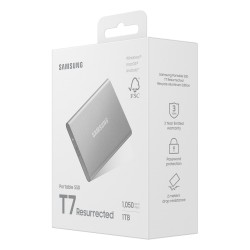 1TB Samsung Portable SSD T7 Resurrected USB-C 3.1 (10Gb ?s) Silber externe Festplatte SSD — Buy in Cyprus with Fast Delivery