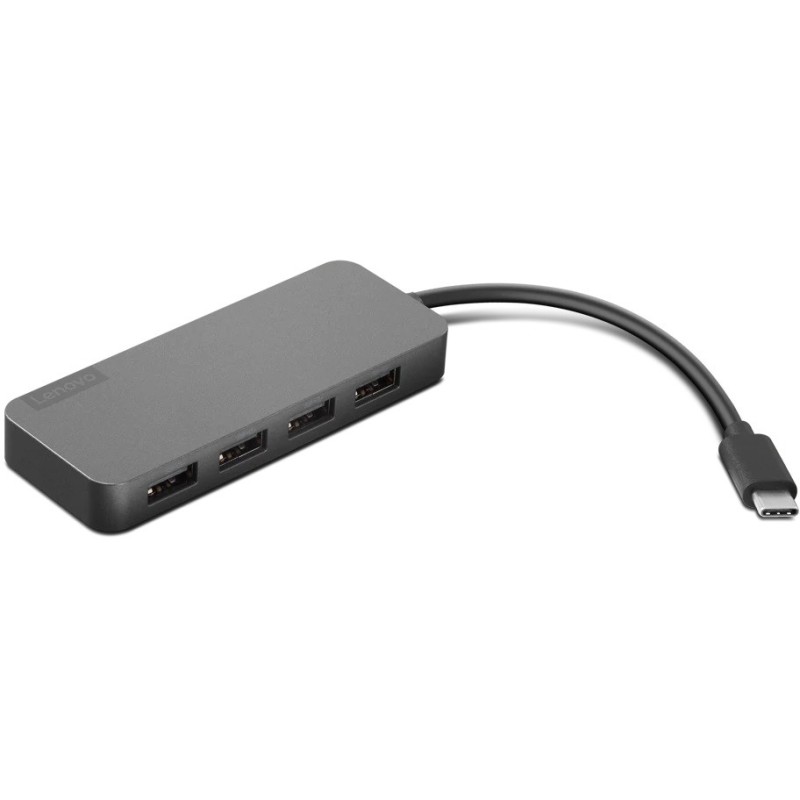 Buy Lenovo USB-C to 4x USB-A Hub - 4X90X21427 - Grey, USB 3.2 Gen2 Host, 4x USB ... in Cyprus, Nicosia, Limassol, Larnaka, Pafos