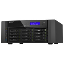 QNAP TS-h1290FX-7302P-128G 12 Bay U.2 NVMe PCIe Gen4 x4 all-flash desktop NAS AMD EPYC 16-core 7302P 128GB RDIMM ECC ...