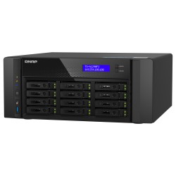 QNAP TS-h1290FX-7302P-128G 12 Bay U.2 NVMe PCIe Gen4 x4 all-flash desktop NAS AMD EPYC 16-core 7302P 128GB RDIMM ECC ...