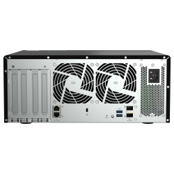 QNAP TS-h1290FX-7302P-128G 12 Bay U.2 NVMe PCIe Gen4 x4 all-flash desktop NAS AMD EPYC 16-core 7302P 128GB RDIMM ECC ...