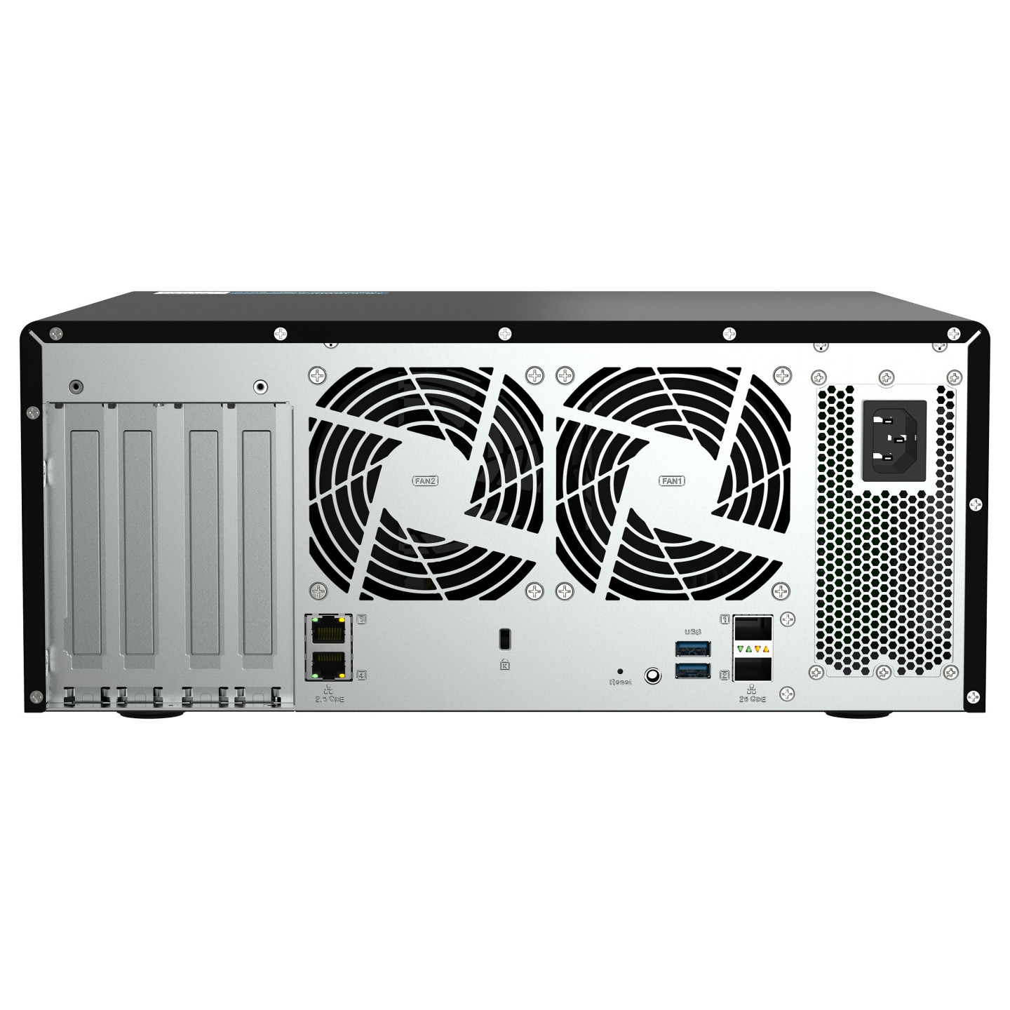 QNAP TS-h1290FX-7302P-128G 12 Bay U.2 NVMe PCIe Gen4 x4 all-flash desktop NAS AMD EPYC 16-core 7302P 128GB RDIMM ECC ...