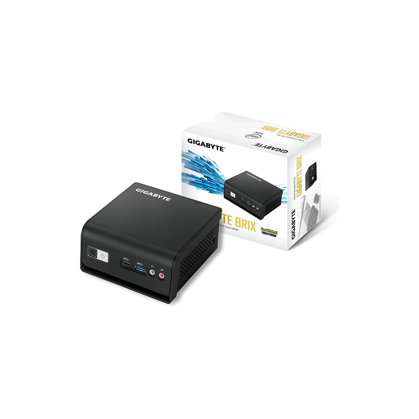 Gigabyte BRIX GB-BLPD-5005R Barebone (Intel Pentium J5005 4C 4T) — Buy in Cyprus with Fast Delivery
