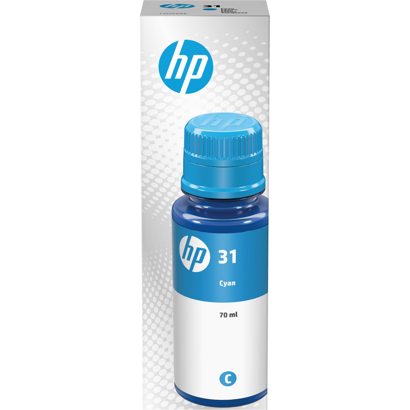 HP 31 Original Ink Bottle - 70 ml Cyan - Standard Yield (≈8000 pages) — Buy in Cyprus with Fast Delivery