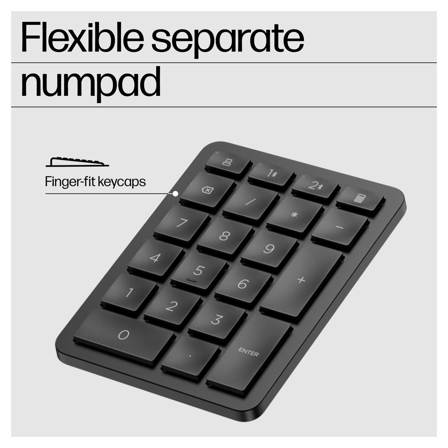 HP 965 BLK Ergonomic Wireless Keyboard — Buy in Cyprus with Fast Delivery