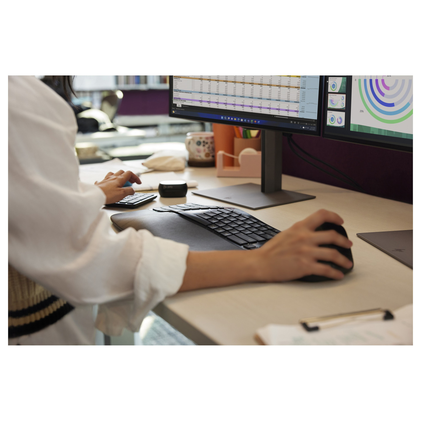 HP 965 BLK Ergonomic Wireless Keyboard — Buy in Cyprus with Fast Delivery