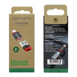 4smarts USB-C auf USB-A USB-C Datenblocker Adapter. 2er Set — Buy in Cyprus with Fast Delivery