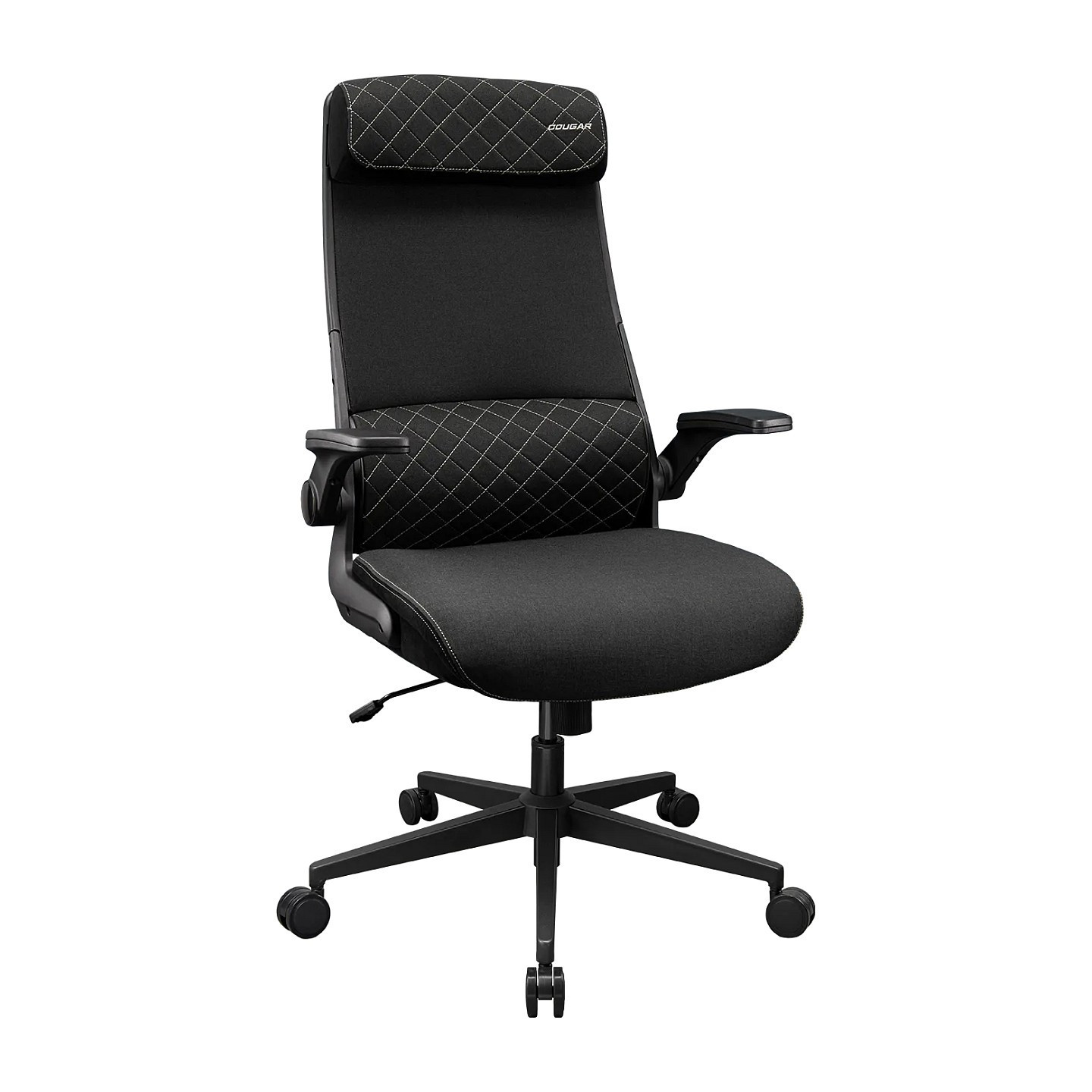 COUGAR Stryder Ergonomic Gaming Chair Black Fabric – 120 kg Capacity | Armenius Store
