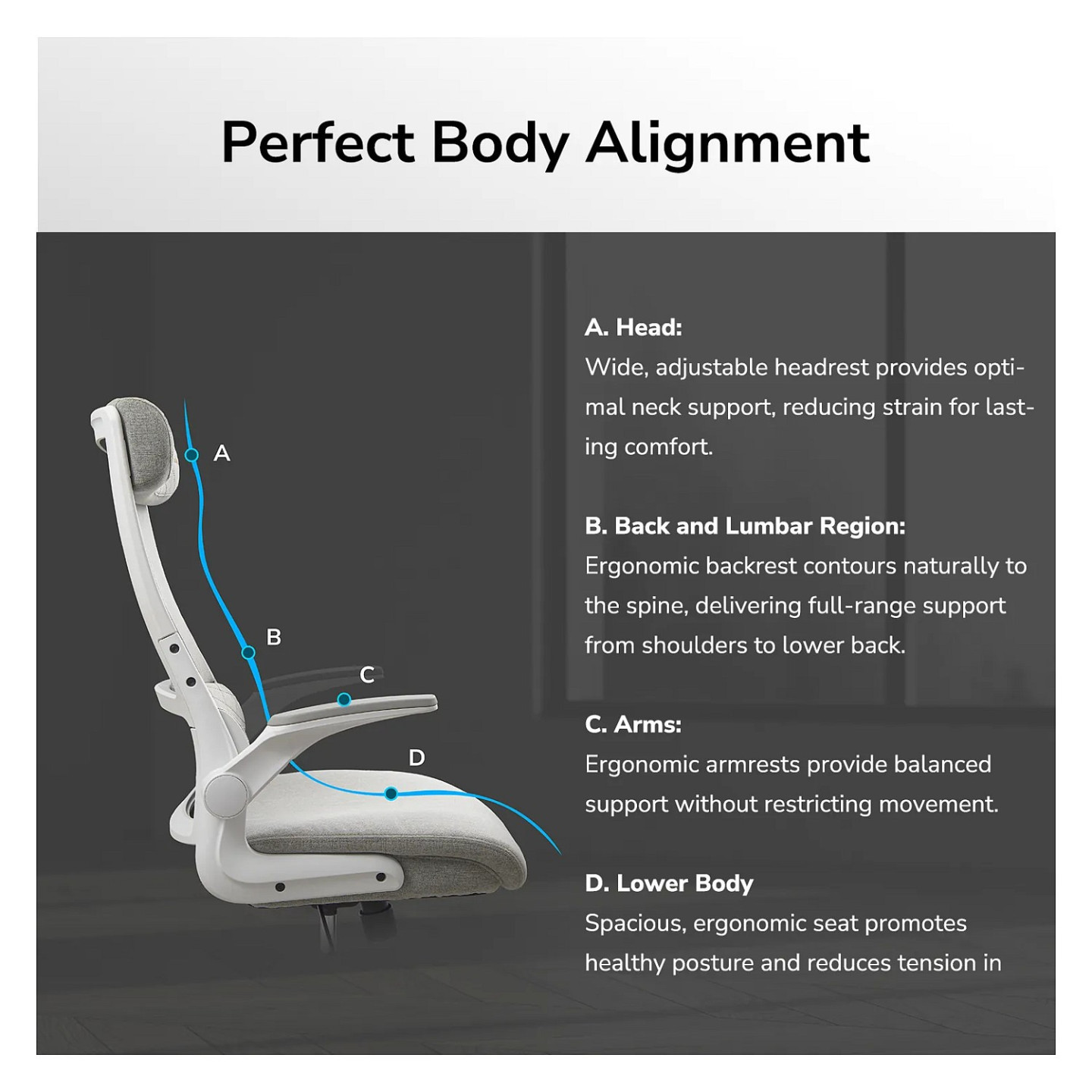 COUGAR Stryder Ergonomic Gaming Chair Black Fabric – 120 kg Capacity | Armenius Store