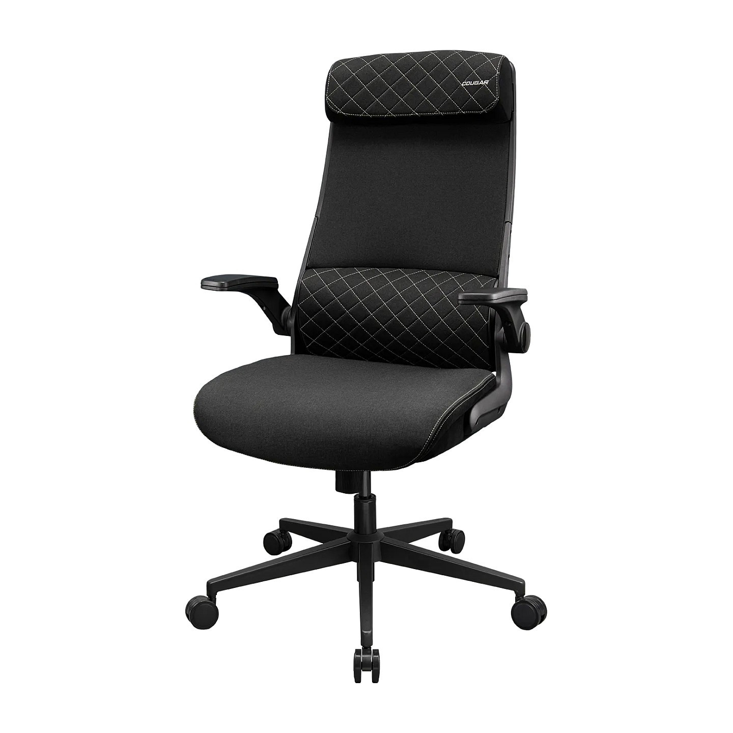 COUGAR Stryder Ergonomic Gaming Chair Black Fabric – 120 kg Capacity | Armenius Store