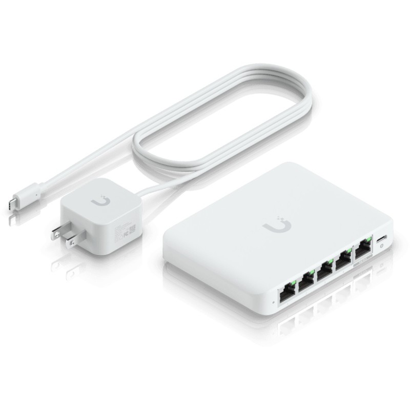 Buy Ubiquiti UniFi USW-Flex-2.5G-5 - 5-Port Managed Multi-Gig 2.5G Switch, White... in Cyprus, Nicosia, Limassol, Larnaka, Pafos