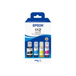 Epson 112 Multipack - 4er-Pack - Schwarz. Gelb. Cyan. Magenta - original - Hngebox - Nachflltinte