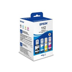 Epson 112 Multipack - 4er-Pack - Schwarz. Gelb. Cyan. Magenta - original - Hngebox - Nachflltinte