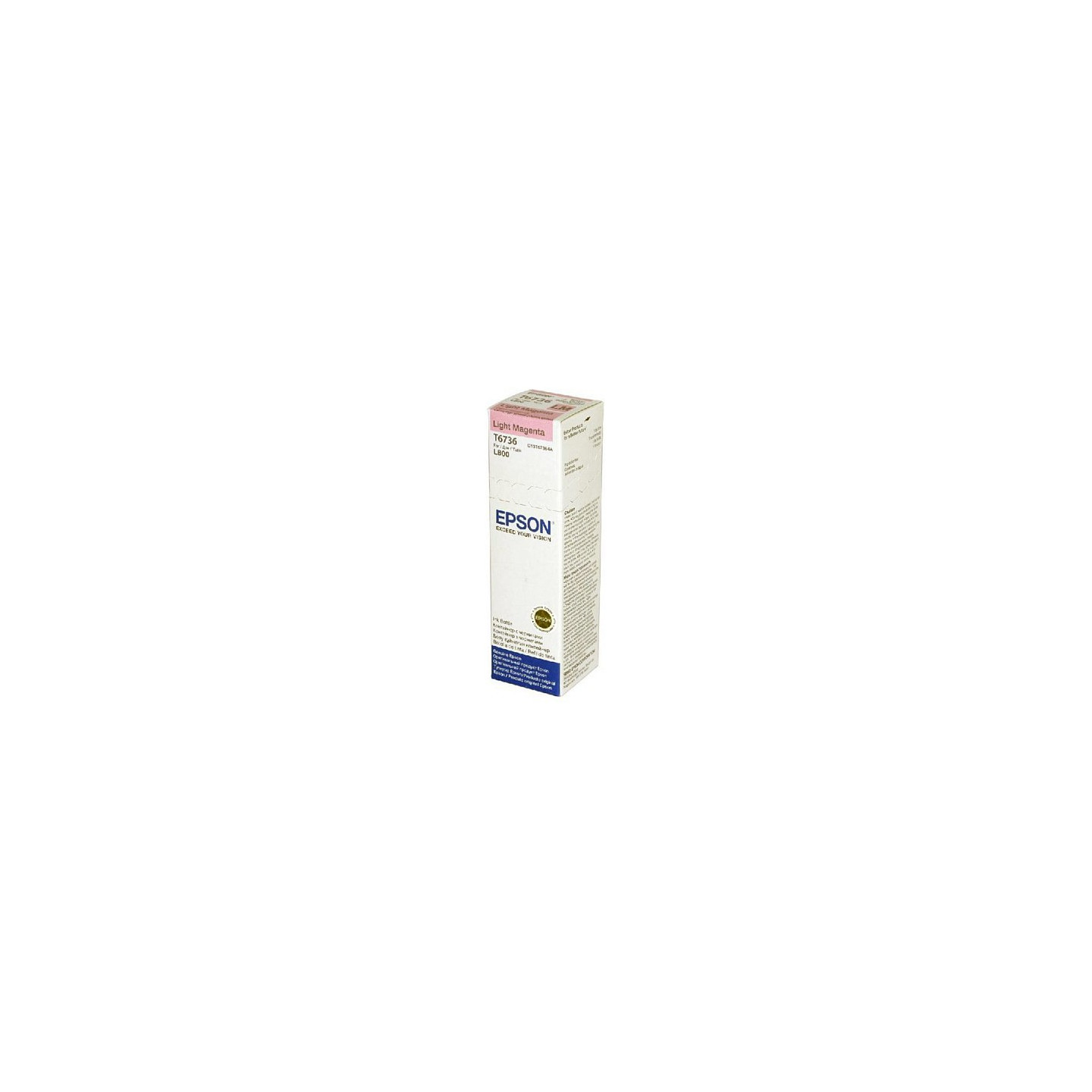 Epson T6736 - 70 ml - hellmagentafarben - original - Nachfülltinte - fr Epson L1800. L800. L805. L810. L850. EcoTank ...