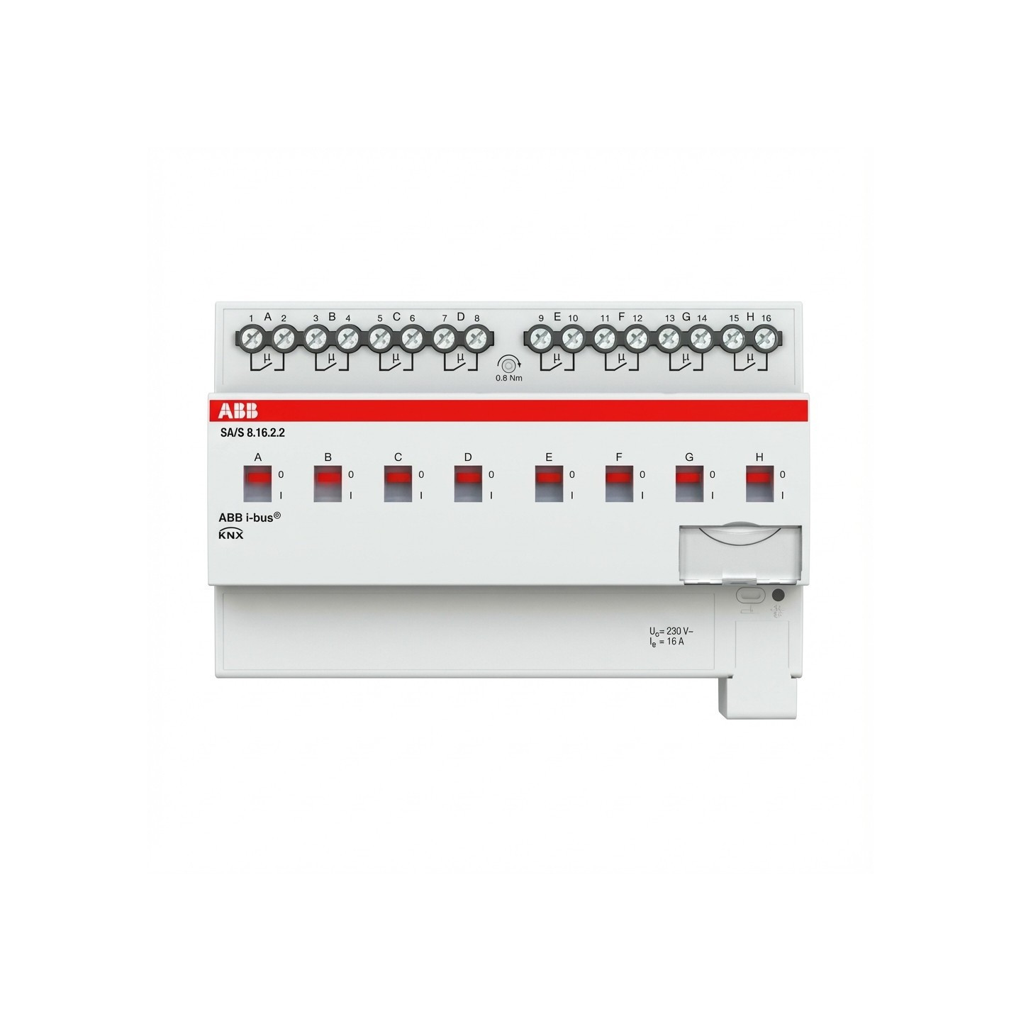 ABB SA S8.16.2.2 Schaltaktor 8fach 16 A REG 2CDG110263R0011 — Buy in Cyprus with Fast Delivery