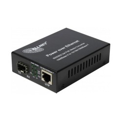 Z ALLNET Medienkonverter PoE (15.4W 30W) auf 1000BASE-SX LX Single- Multimode SFP Mini-GBIC Anschluss ALL-MC202P-SFP1...