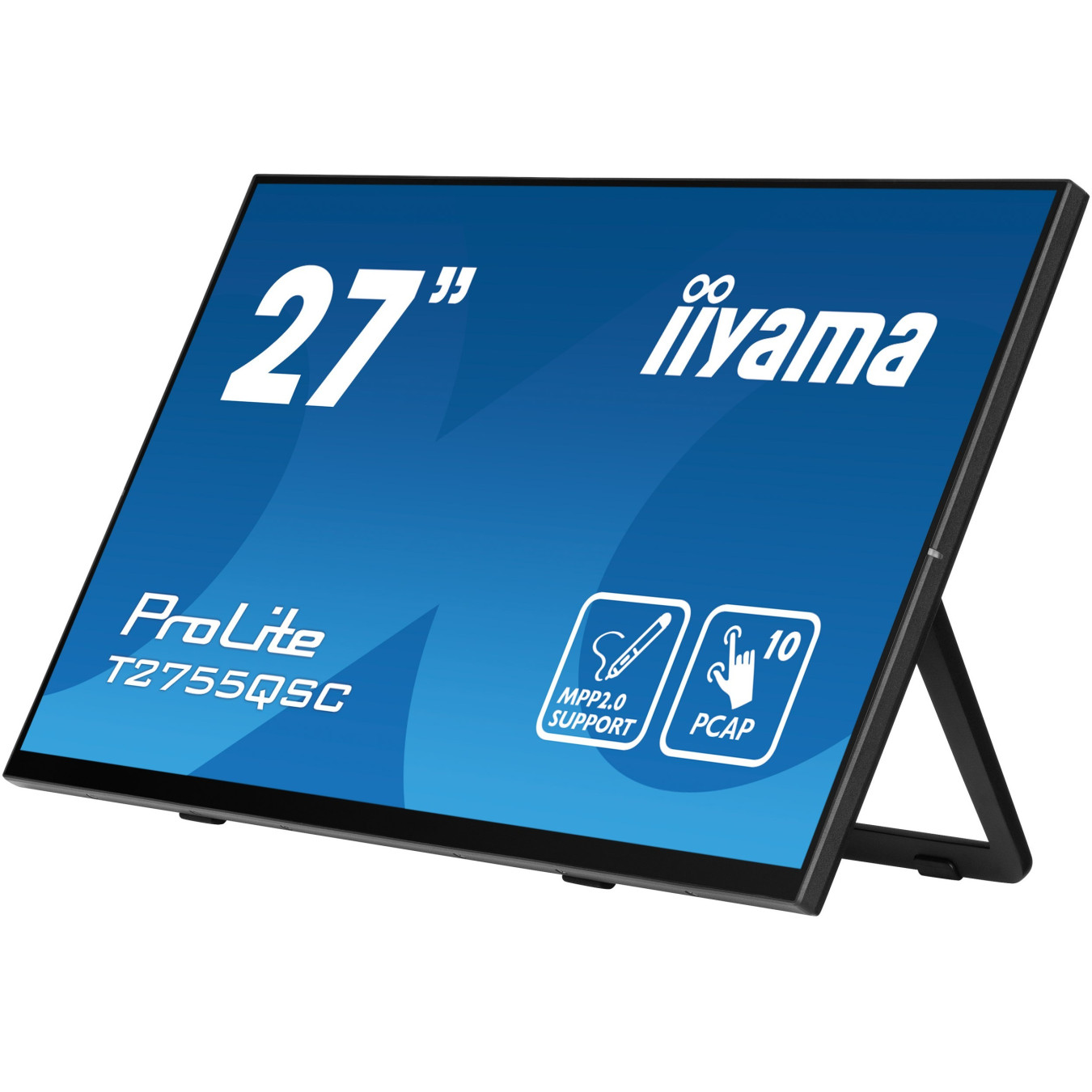 iiyama ProLite T2755QSC-B1 - 27 inch QHD (2560x1440) IPS PCAP 10pt Touch, MPP Stylus, Black — Buy in Cyprus with Fast Delivery