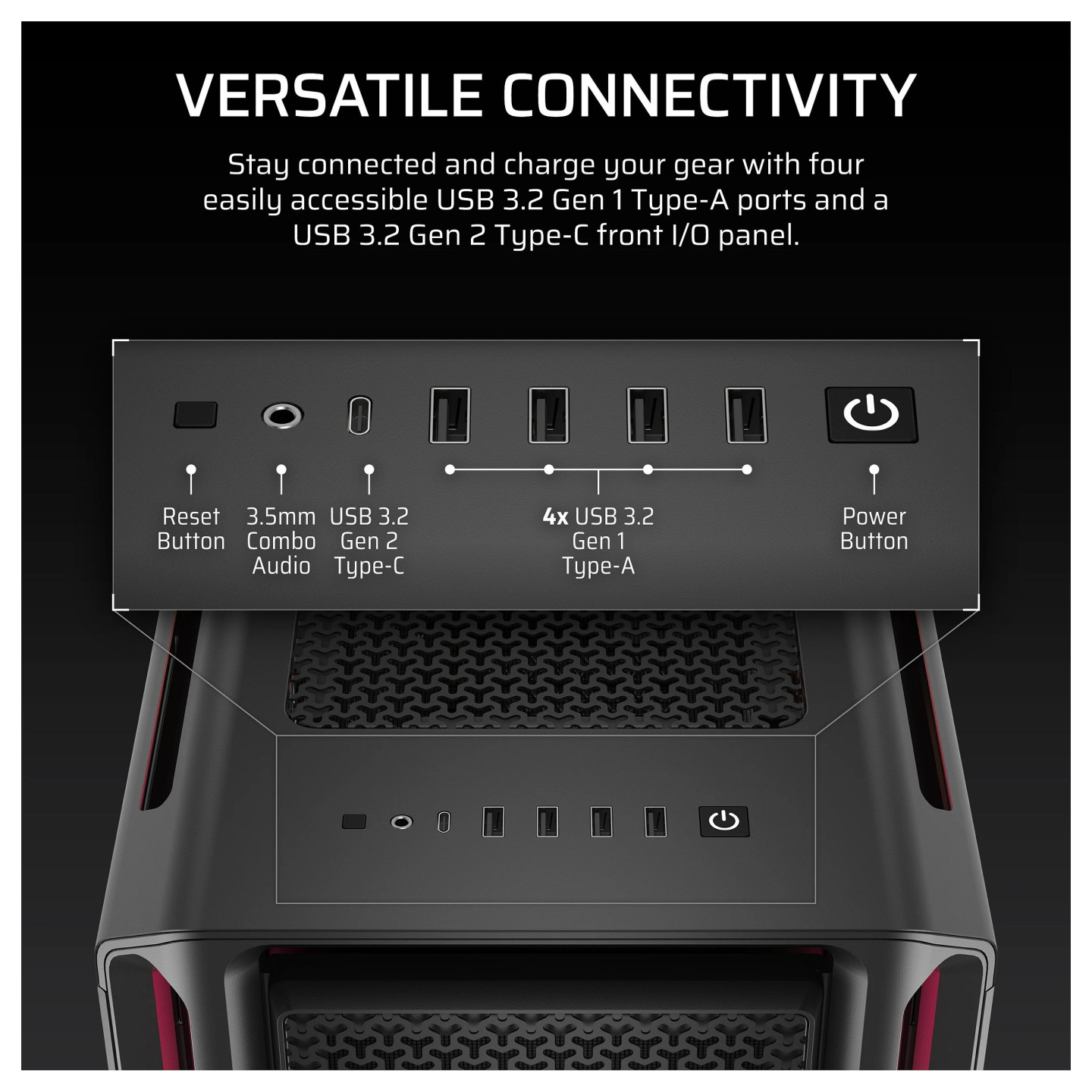 CORSAIR Midi 5000T LX RGB (Tempered Glass) Black — Buy in Cyprus with Fast Delivery