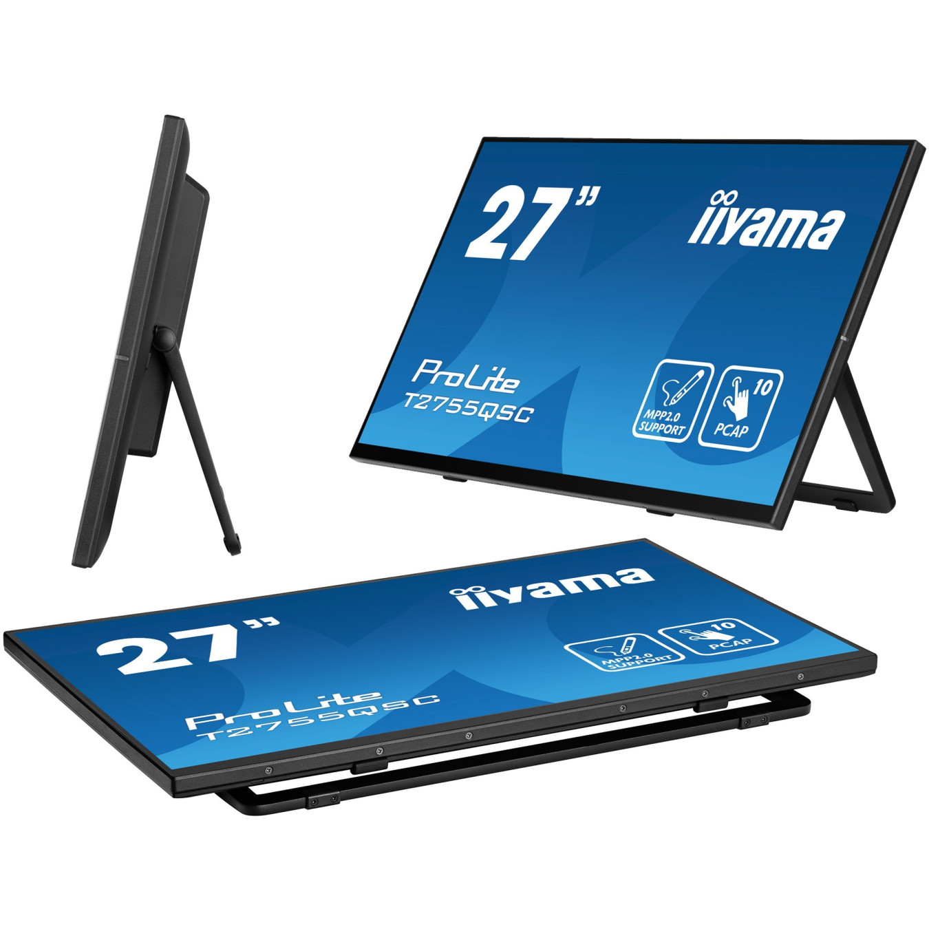iiyama ProLite T2755QSC-B1 - 27 inch QHD (2560x1440) IPS PCAP 10pt Touch, MPP Stylus, Black — Buy in Cyprus with Fast Delivery