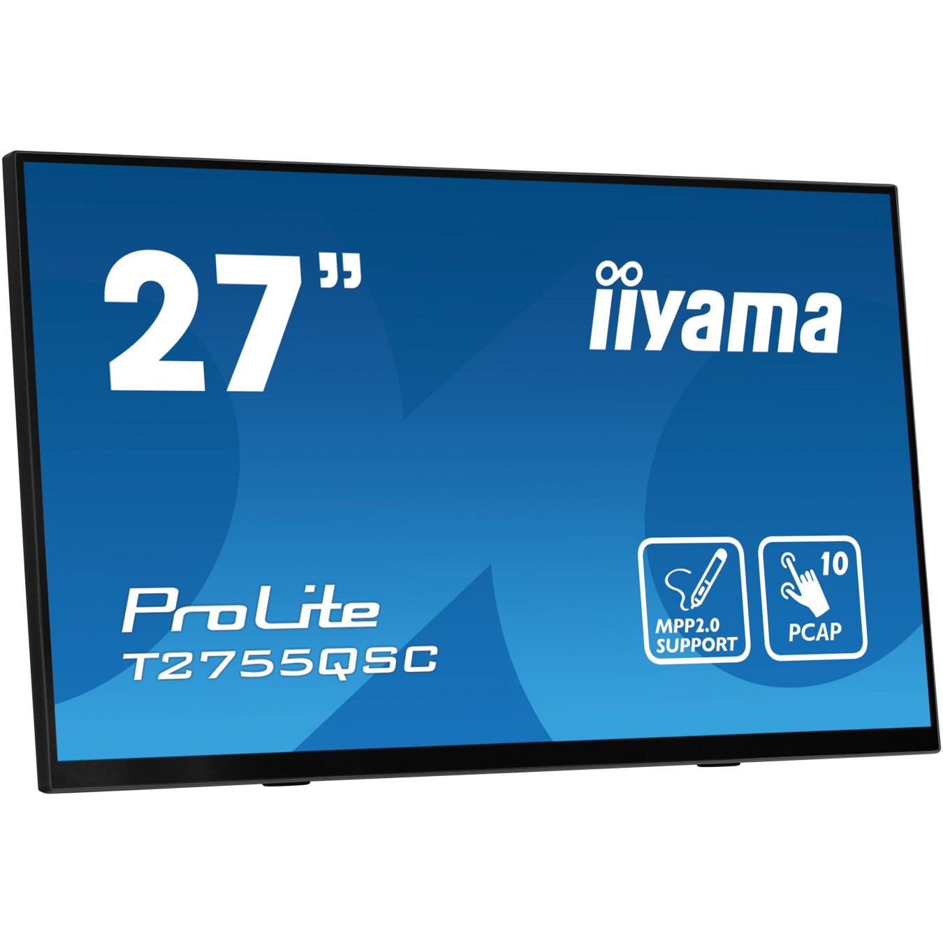 iiyama ProLite T2755QSC-B1 - 27 inch QHD (2560x1440) IPS PCAP 10pt Touch, MPP Stylus, Black — Buy in Cyprus with Fast Delivery