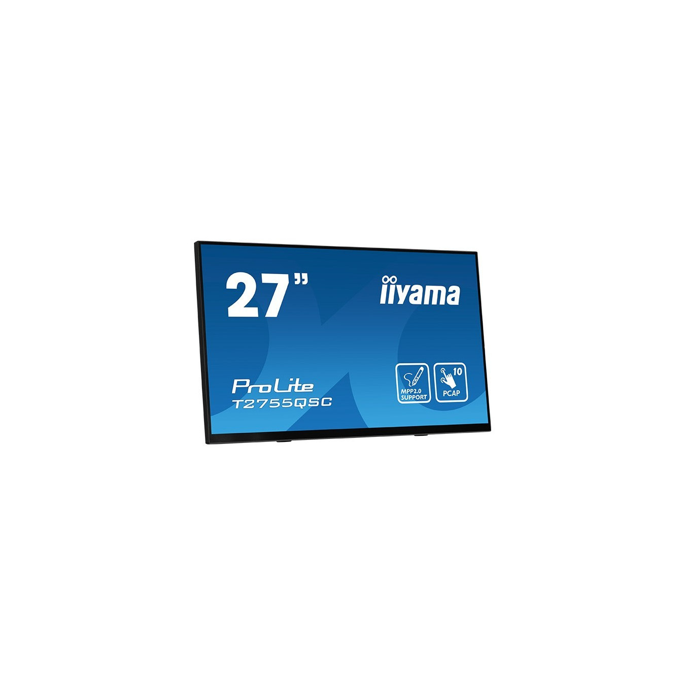 iiyama ProLite T2755QSC-B1 - 27 inch QHD (2560x1440) IPS PCAP 10pt Touch, MPP Stylus, Black — Buy in Cyprus with Fast Delivery