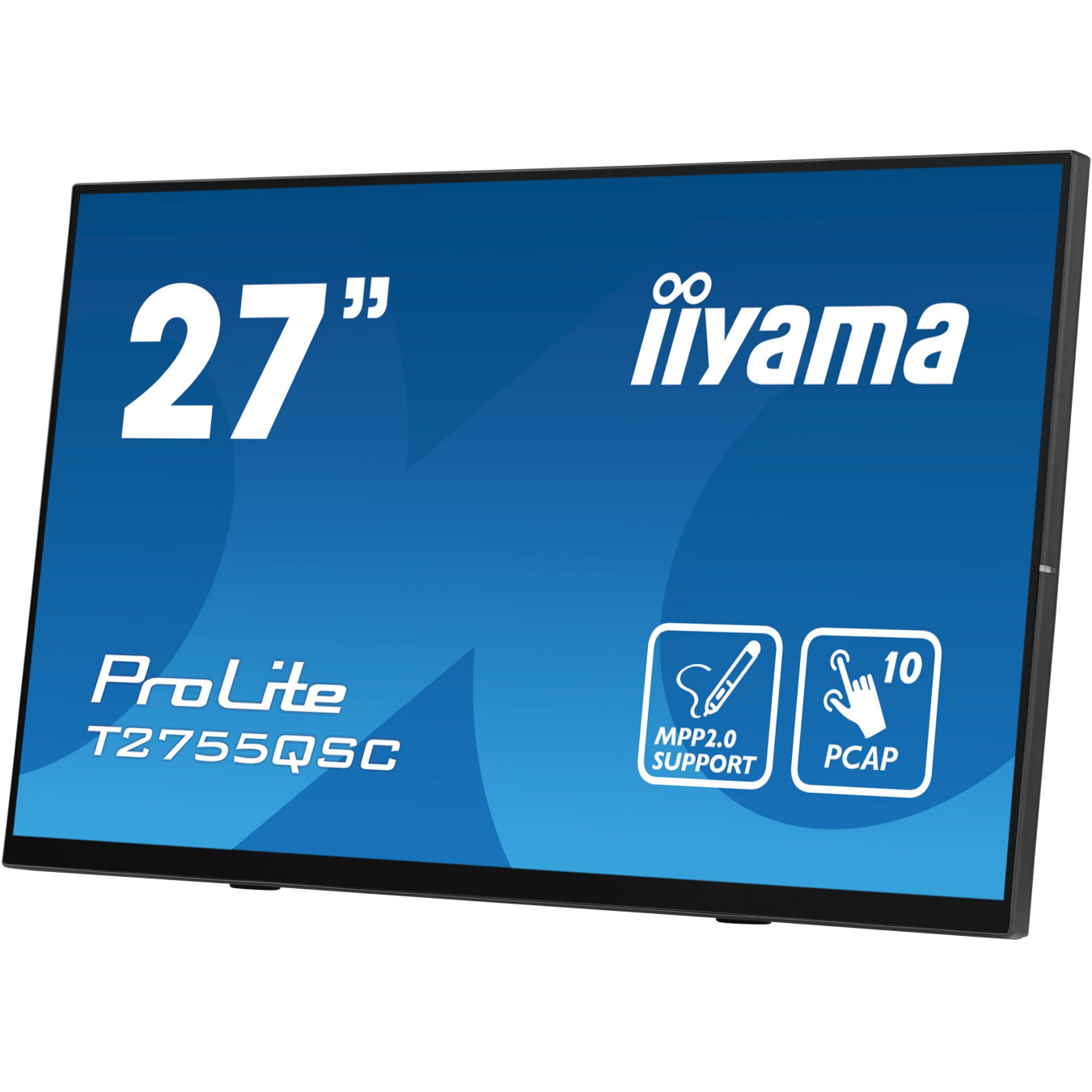 iiyama ProLite T2755QSC-B1 - 27 inch QHD (2560x1440) IPS PCAP 10pt Touch, MPP Stylus, Black — Buy in Cyprus with Fast Delivery