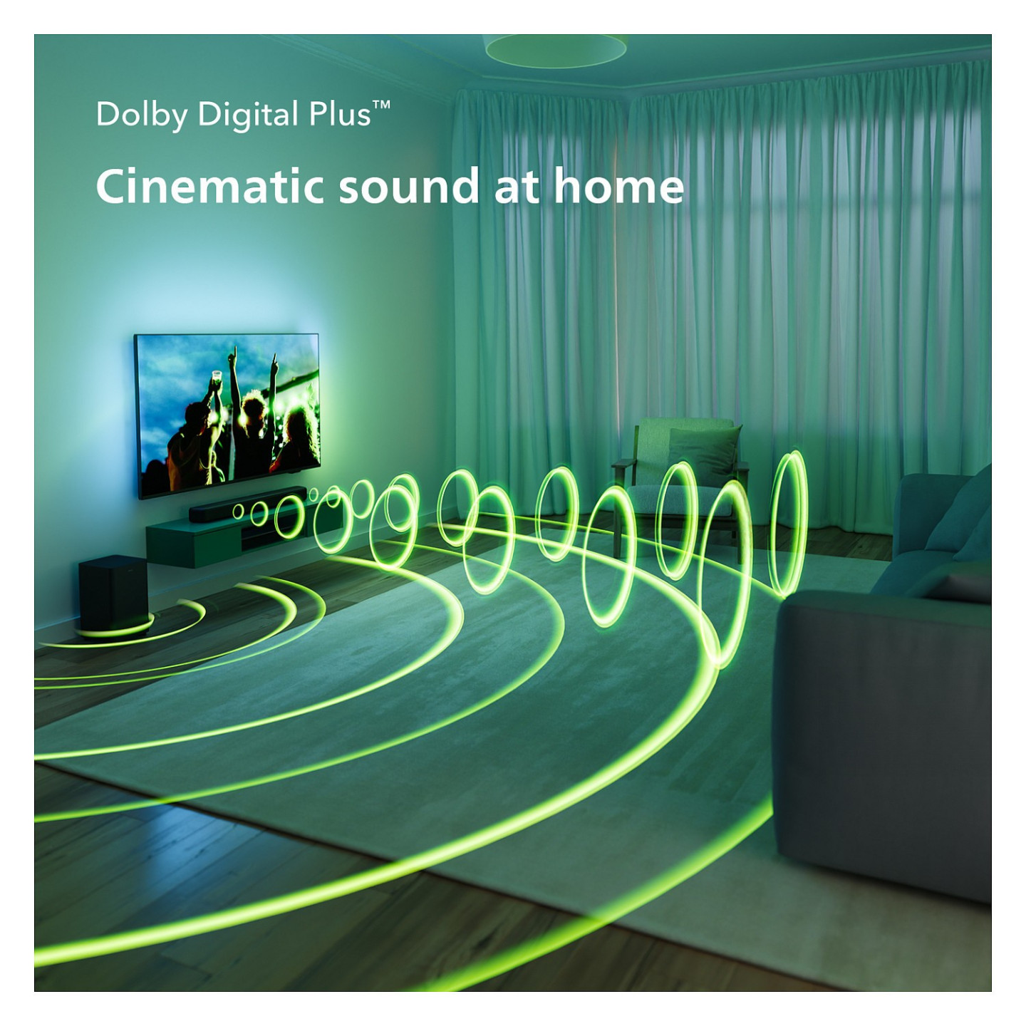 Philips Soundbar 2.1 TAB5309 10 mit kabellosem Subwoofer schwarz — Buy in Cyprus with Fast Delivery