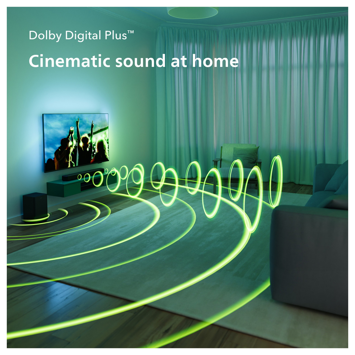 Philips Soundbar 2.1 TAB5309 10 mit kabellosem Subwoofer schwarz — Buy in Cyprus with Fast Delivery