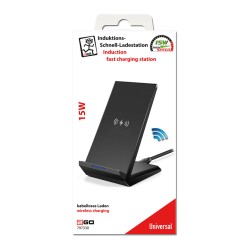 2GO Induktive Schnell-Ladestation FastCharging 15W schwarz — Buy in Cyprus with Fast Delivery