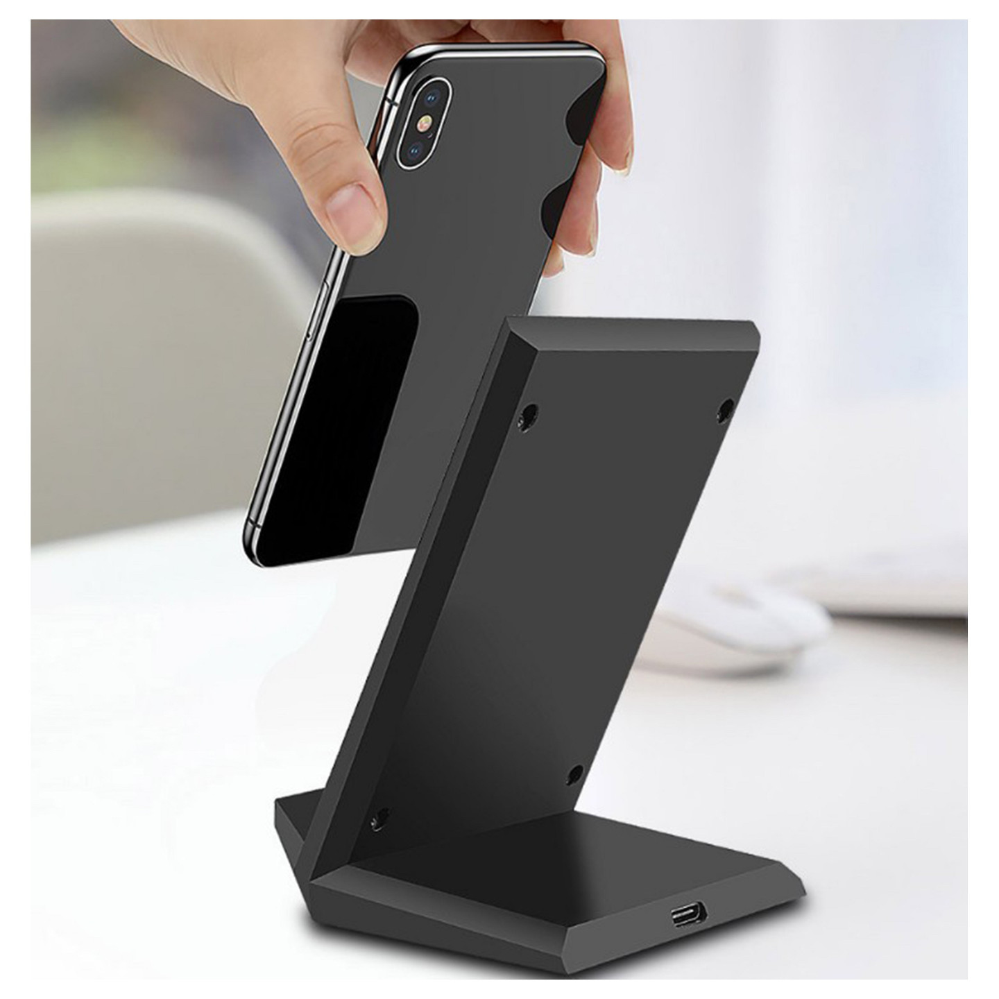 2GO Induktive Schnell-Ladestation FastCharging 15W schwarz — Buy in Cyprus with Fast Delivery