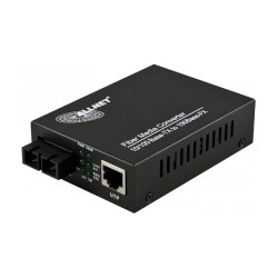 Z ALLNET Medienkonverter 10 100BASE-TX auf 100BASE-FX Singlemode SC Anschluss 20km ALL-MC106-SC-SM