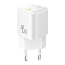 Baseus PicoGo GaN Ladegert 45W EU Wei — Buy in Cyprus with Fast Delivery