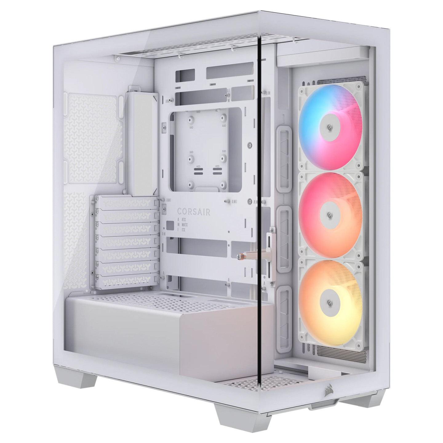 CORSAIR Midi 3500X RSR ARGB (Tempered Glass) White — Buy in Cyprus with Fast Delivery