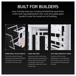 CORSAIR Midi 3500X RSR ARGB (Tempered Glass) White — Buy in Cyprus with Fast Delivery