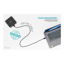 I-TEC USB-C DS 2 x HDMI 1x DP 1x GLAN 1x USB-C 3.2 3x USB-A 3.2 2x USB 2.0 1x 3.5mm Audio — Buy in Cyprus with Fast Delivery