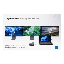 I-TEC USB-C DS 2 x HDMI 1x DP 1x GLAN 1x USB-C 3.2 3x USB-A 3.2 2x USB 2.0 1x 3.5mm Audio — Buy in Cyprus with Fast Delivery