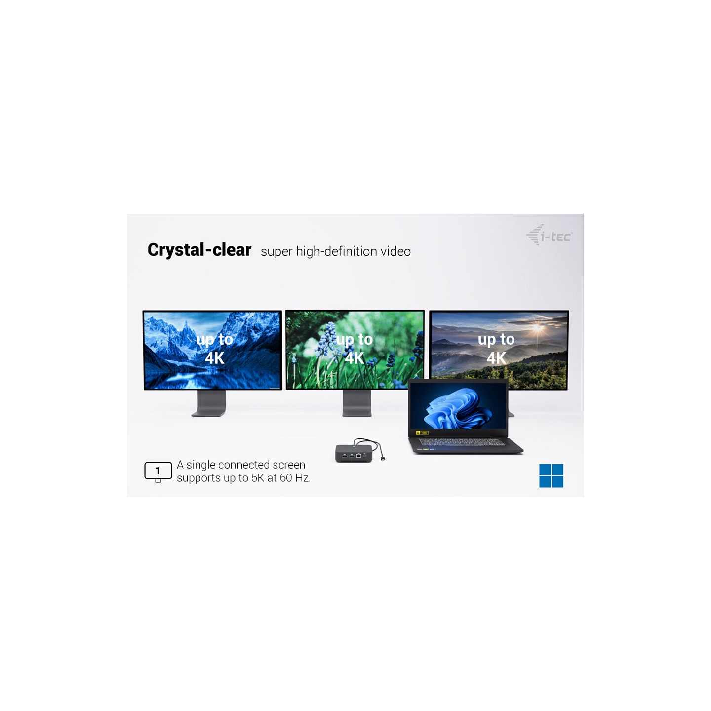 I-TEC USB-C DS 2 x HDMI 1x DP 1x GLAN 1x USB-C 3.2 3x USB-A 3.2 2x USB 2.0 1x 3.5mm Audio — Buy in Cyprus with Fast Delivery
