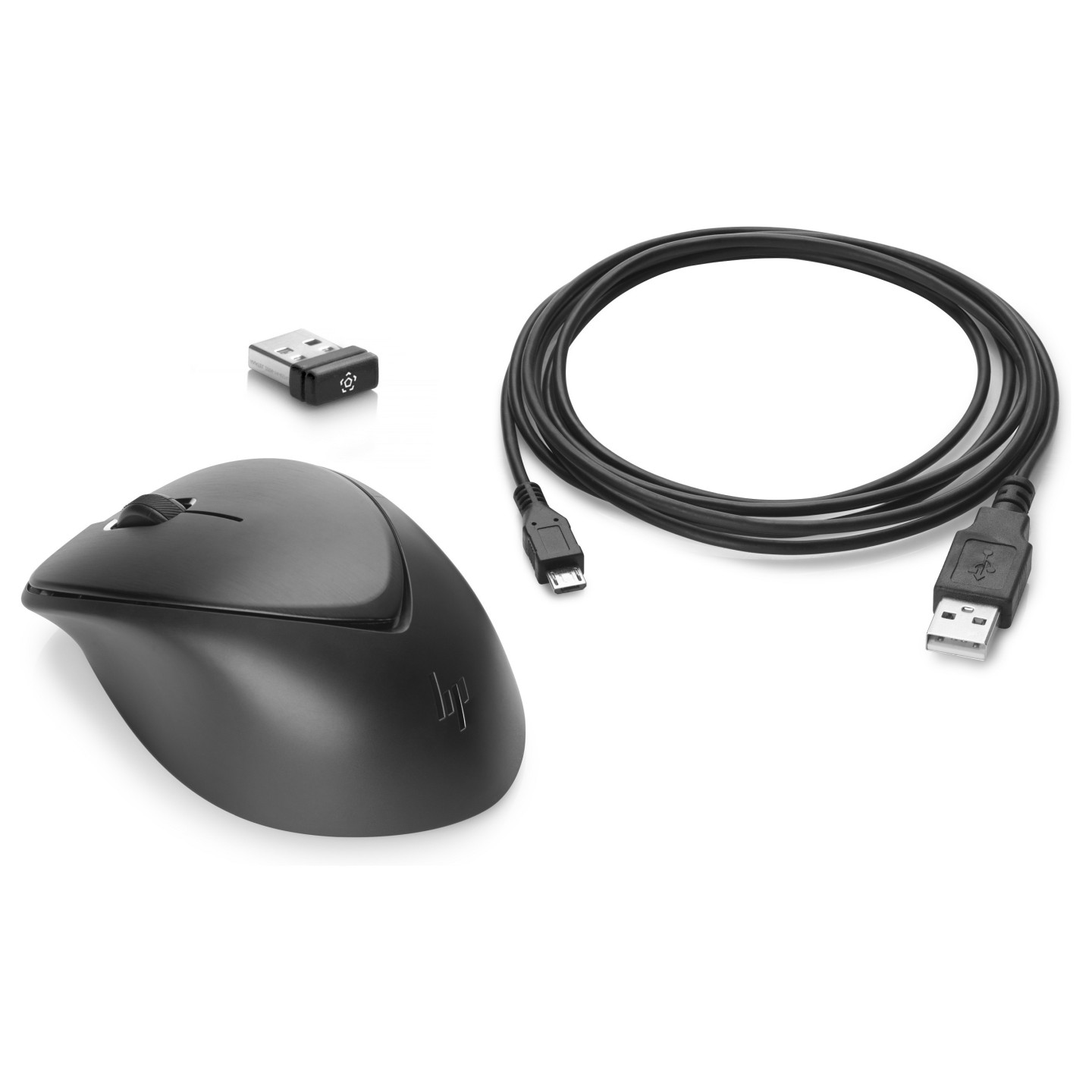 HP Wireless Premium Mouse - Beidhändig - Laser - RF Wireless - 1200 DPI - Schwarz — Buy in Cyprus with Fast Delivery