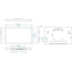 ALLNET High Performance Display 14 Zoll Android 12 RK3588 NFC PoE HDMI In Farbe schwarz — Buy in Cyprus with Fast Delivery