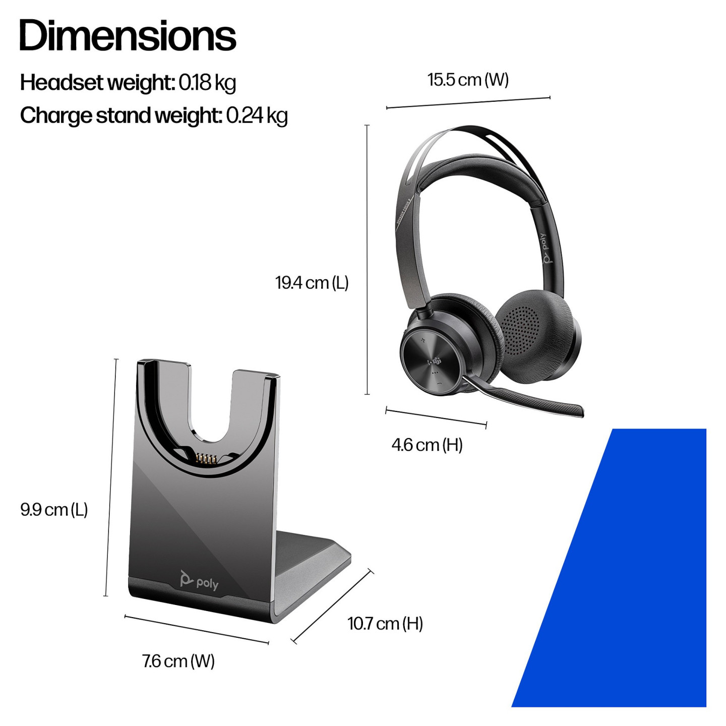 POLY VOYAGER FOCUS 2-M USB-C-C — Buy in Cyprus with Fast Delivery