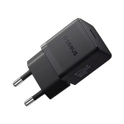 Baseus Palm Schnelllader USB-C Ladegert 20W EU Schwarz — Buy in Cyprus with Fast Delivery