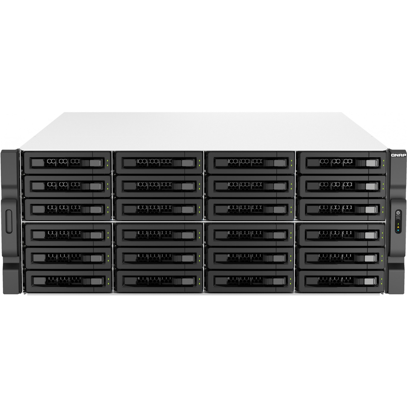 QNAP TS-h3087XU-RP - E-2378 Xeon 8C/16T 2.6–4.8GHz - 64GB ECC DDR4 - 30-bay 4U Rack NAS — Buy in Cyprus with Fast Delivery