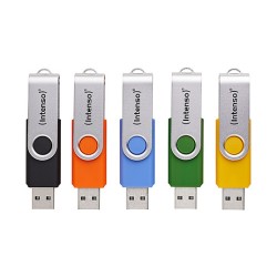 STICK Intenso Office Line 32GB USB Stick 3.2 Multipack x5 bunt — Buy in Cyprus with Fast Delivery