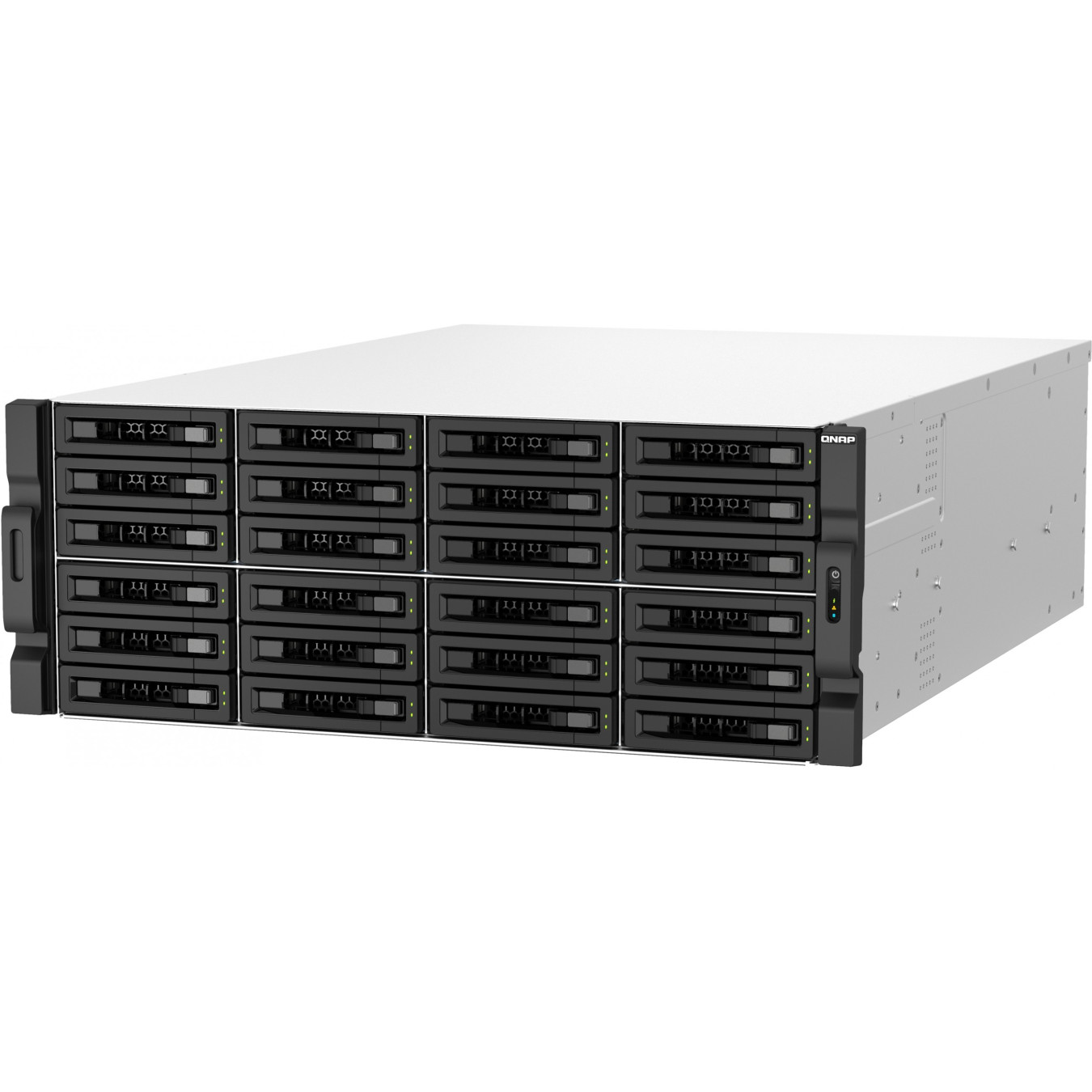 QNAP TS-h3087XU-RP - E-2378 Xeon 8C/16T 2.6–4.8GHz - 64GB ECC DDR4 - 30-bay 4U Rack NAS — Buy in Cyprus with Fast Delivery