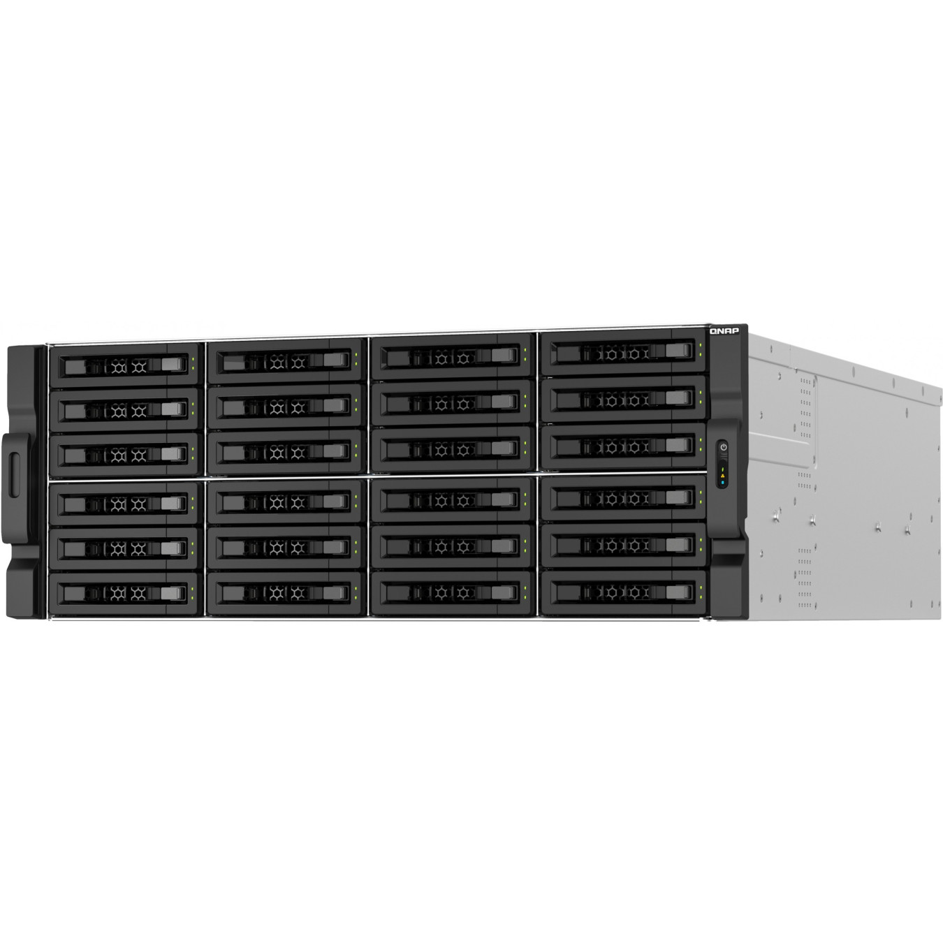 QNAP TS-h3087XU-RP - E-2378 Xeon 8C/16T 2.6–4.8GHz - 64GB ECC DDR4 - 30-bay 4U Rack NAS — Buy in Cyprus with Fast Delivery