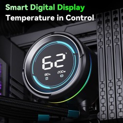 Snowman KL240-BK ARGB 240mm CPU Liquid Cooler - Black (Boxed) — Buy in Cyprus with Fast Delivery