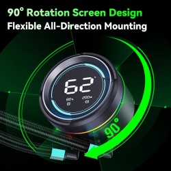 Snowman KL240-BK ARGB 240mm CPU Liquid Cooler - Black (Boxed) — Buy in Cyprus with Fast Delivery