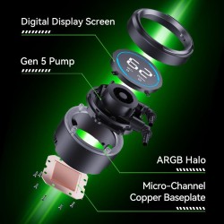 Snowman KL240-W 240mm AIO CPU Liquid Cooler ARGB White (Boxed) — Buy in Cyprus with Fast Delivery