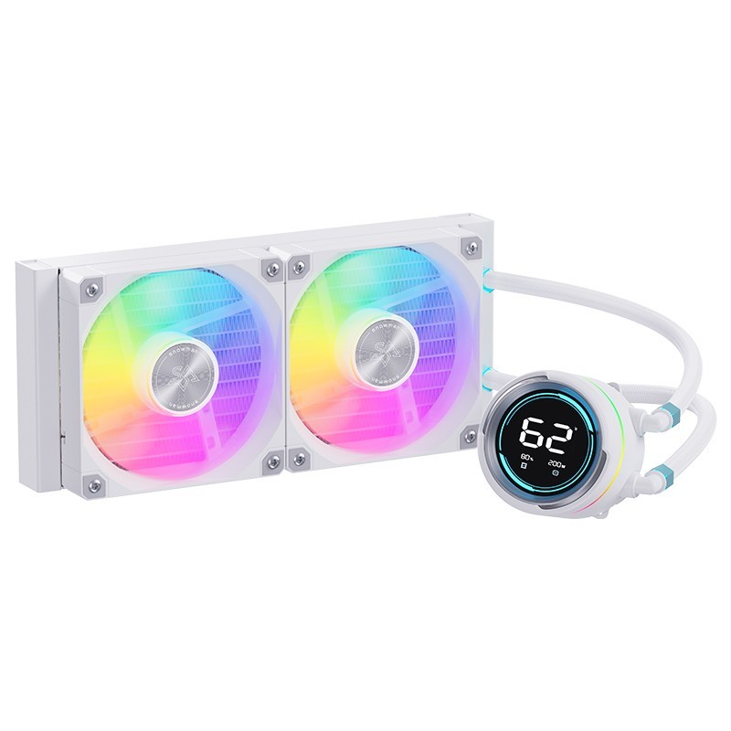 Snowman KL240-W 240mm AIO CPU Liquid Cooler ARGB White (Boxed) — Buy in Cyprus with Fast Delivery